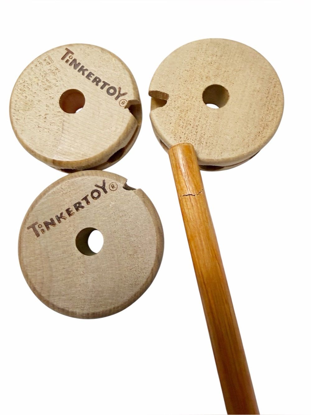 Tinkertoy | Vintage Wood Classic Construction Set Jumbo - Picture 6 of 13